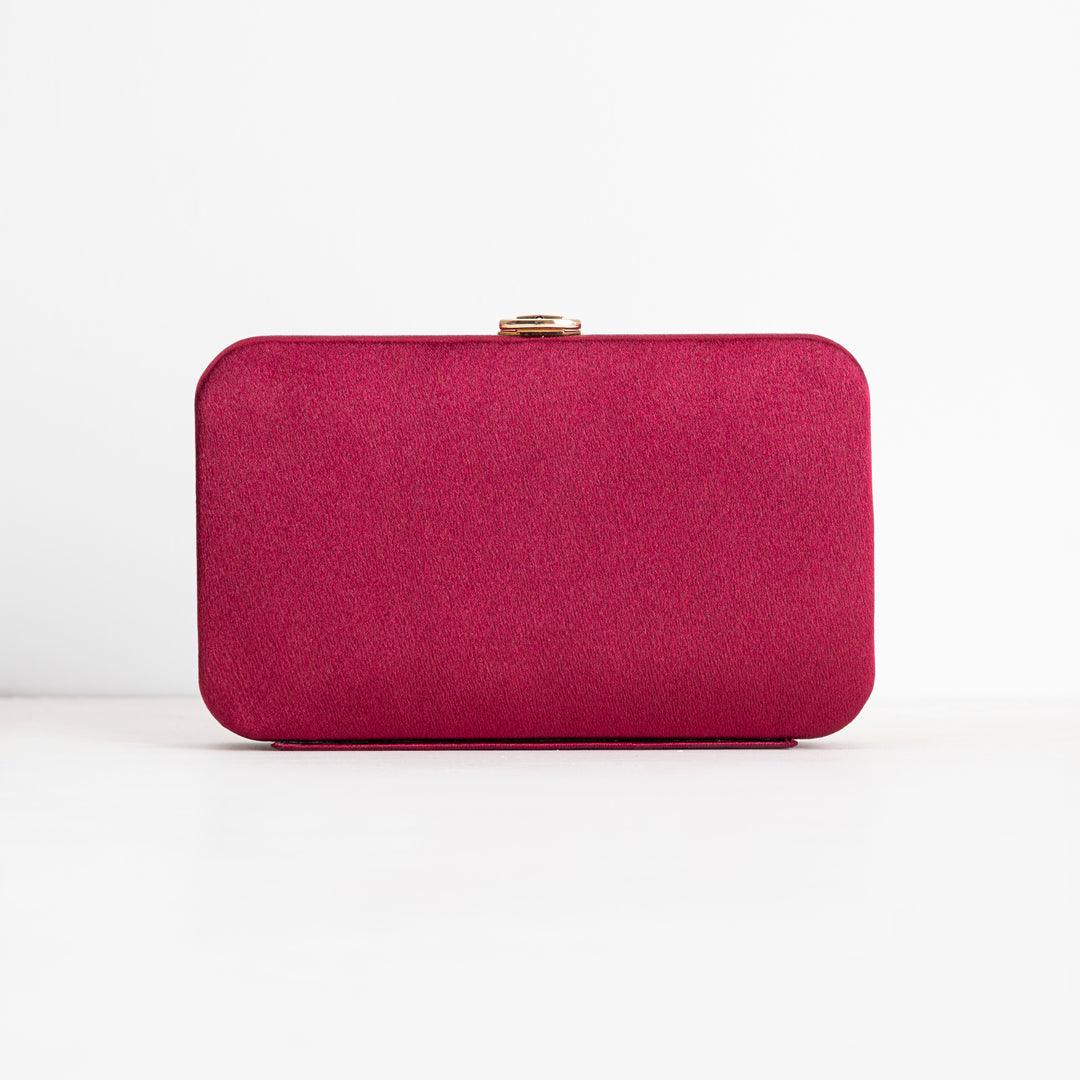 Coffer Clutch - Red - Esme by Zipit