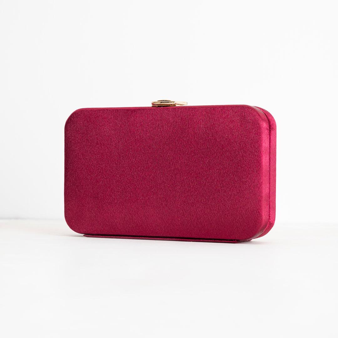 Coffer Clutch - Red - Esme by Zipit